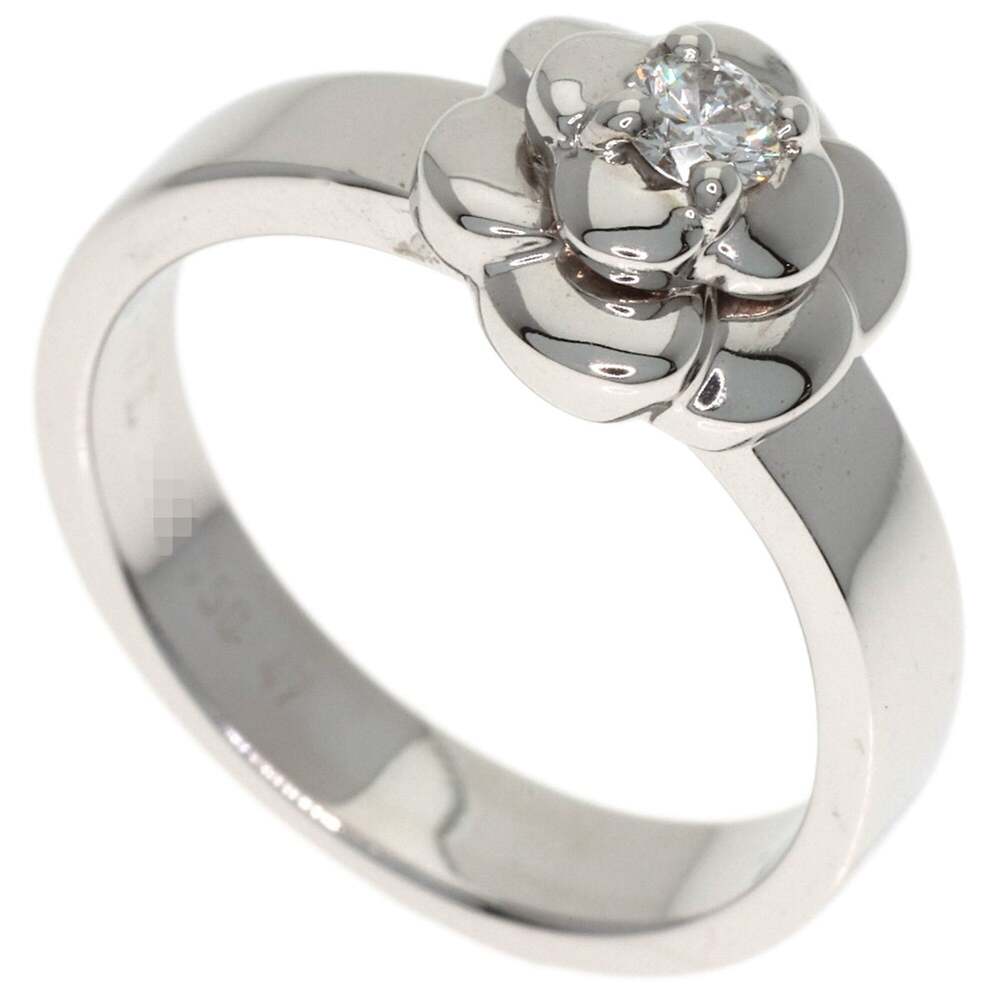 Chanel Camellia Ring 18K White Gold And #307070C24B